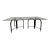 Global Views 84”x44” Acquedotto Iron and Glass Dining Table For Sale