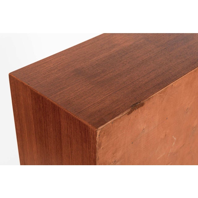 Mid-Century Danish Modern Teak Secretary Desk Cabinet 1960s For Sale - Image 18 of 18