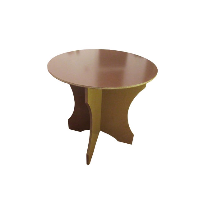 French Country Linen Skirted Side Tables A Pair Chairish