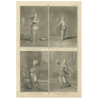 Ottoman Rituals and Dancers, 1734, Paper For Sale