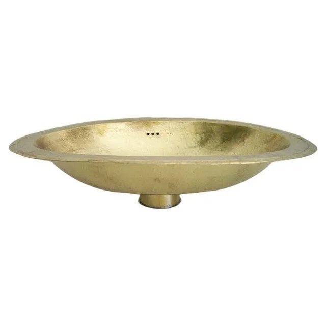 Moroccan 1950s Polished Brass Wash Basin For Sale - Image 3 of 4
