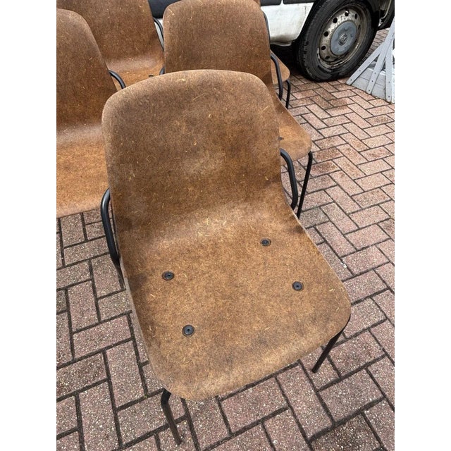 Stacking Hemp Chairs from Vepa, Set of 6 For Sale - Image 6 of 14