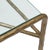 Vintage Brass Finish and Glass Side Tables, Set of 2 For Sale - Image 6 of 7
