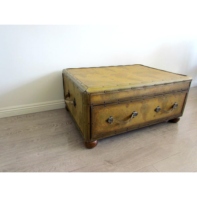 World Map Chest Coffee Table Chairish