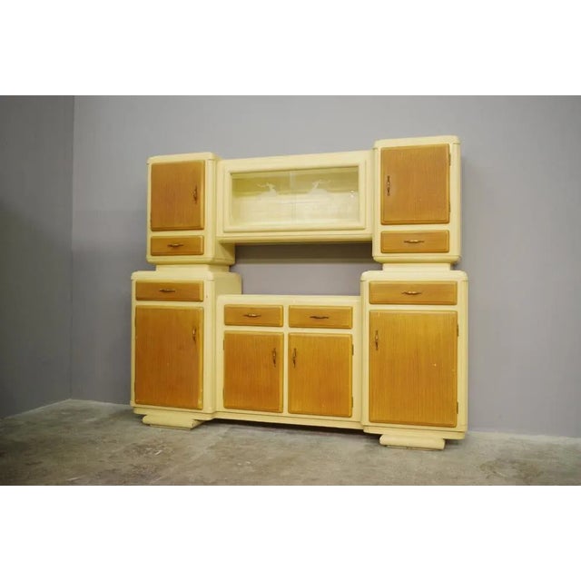 Wood Pantry, 1950s, Set of 2 For Sale - Image 12 of 12