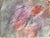 Pink Patricia Zippin "Tillamook Flight 3 of 12" 1980s Mixed Media Abstract Painting For Sale - Image 8 of 8