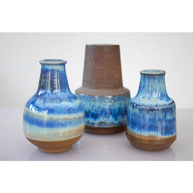 Mid-Century Modern Art Pottery Vases by Michael Andersen, 1960s, Set of 4 For Sale - Image 17 of 18