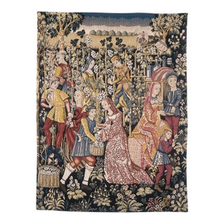 La Racolte Loom Woven Tapestry - 130 X 100 Cm (4'3" X 3'3") - Requires Rod Size 3 For Sale