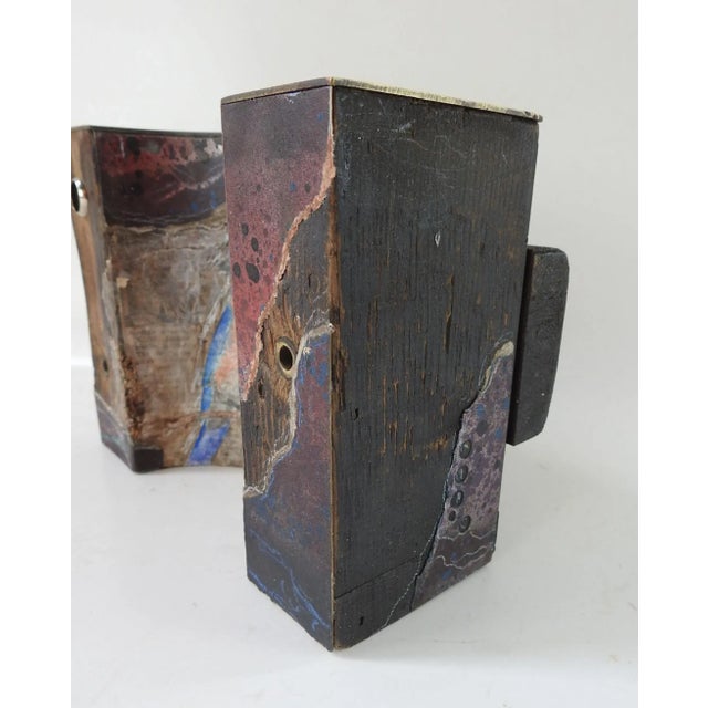 Bluebird Watercolor & Mixed Media Sculpture For Sale - Image 4 of 10