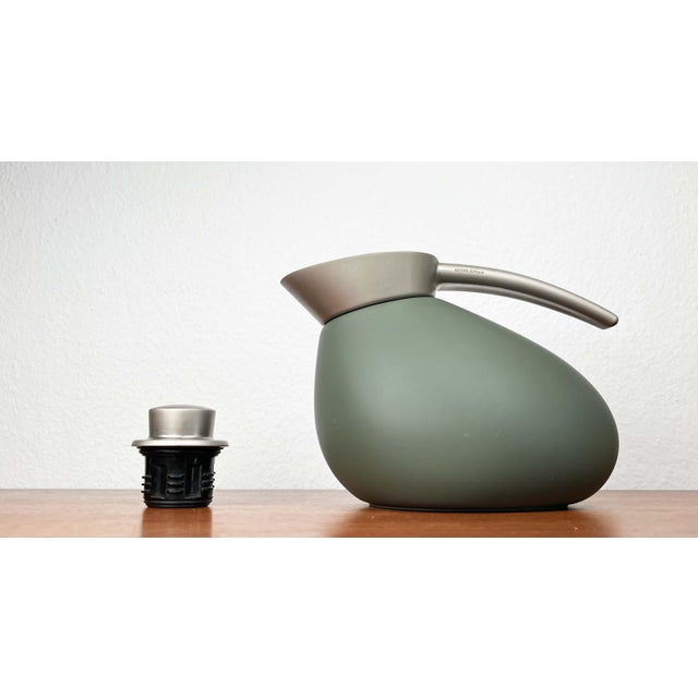 Danish Design Green Model Quack Thermos Coffee or Tea Pot by Maria Berntsen for Georg Jensen For Sale - Image 17 of 18