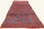 Tribal Vintage Boujad Boucherouite Moroccan Rug, 03'03 X 09'03 For Sale - Image 3 of 10
