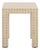 Hotaru Tile Accent Table in Cream For Sale