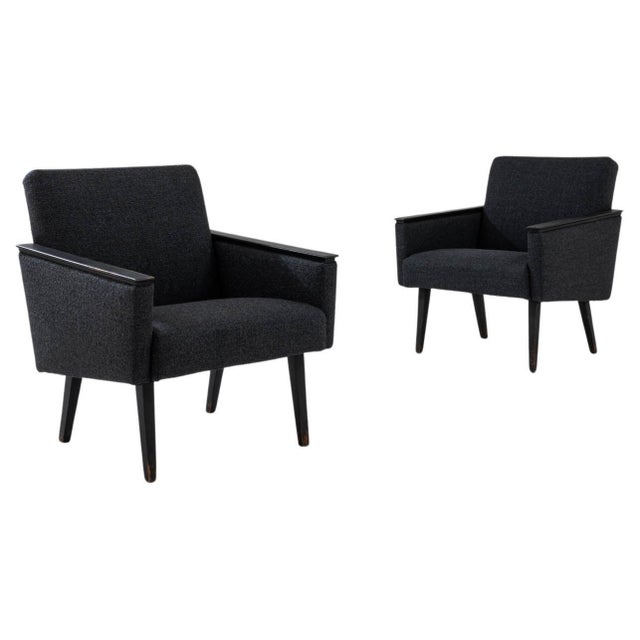 1960s Czechia Upholstered Armchairs - A Pair For Sale - Image 15 of 18