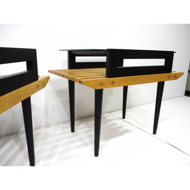 George Nelson Herman Miller Styled Slat Side Tables For Sale - Image 12 of 16