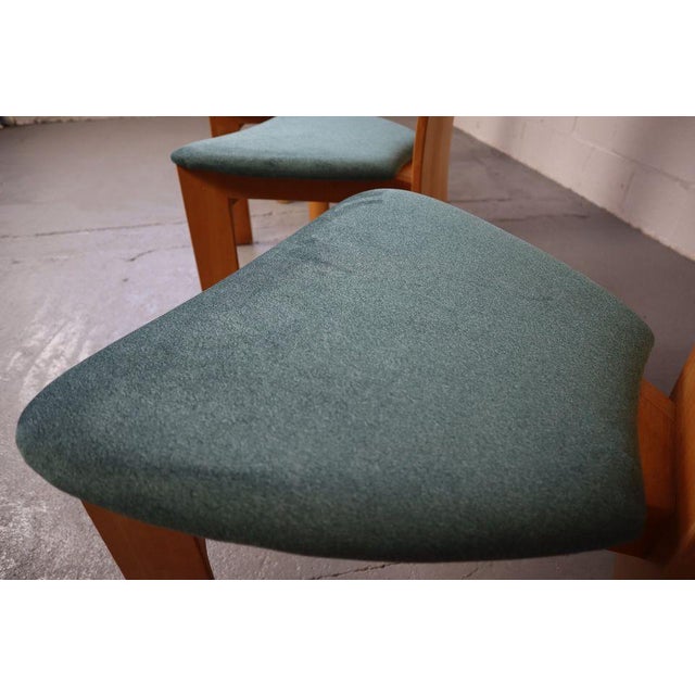 Postmodern Danish Set of 4 Iris Chairs for Berghe For Sale - Image 3 of 12