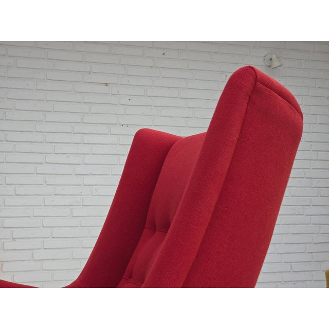 Vintage Danish Teddy Chair in Wool by Bent Møller Jepsen, 1970s For Sale - Image 11 of 18
