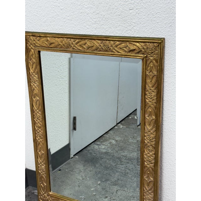 Decorative Arts, Inc Gold Framed Wall Mirror For Sale In San Francisco - Image 6 of 12