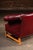 Vintage Chippendale-Style Camelback Chesterfield Leather Sofa in Oxblood For Sale - Image 13 of 13