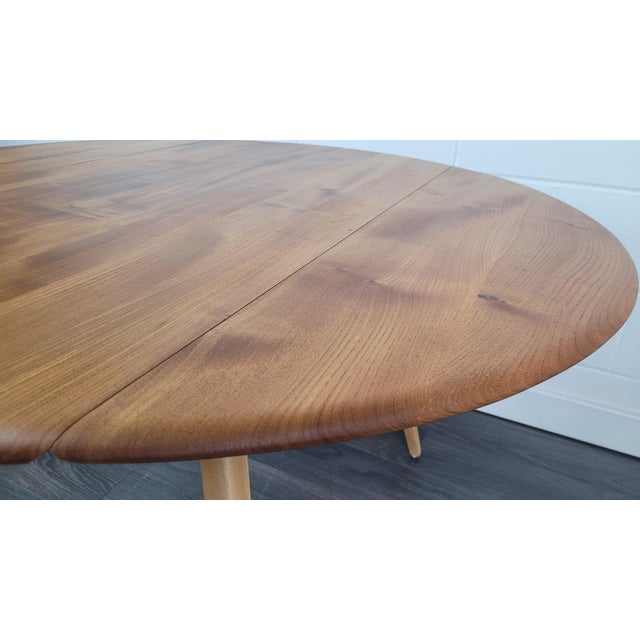 Drop Leaf Dining Table by Lucian Ercolani for Ercol, 1970s For Sale - Image 6 of 12