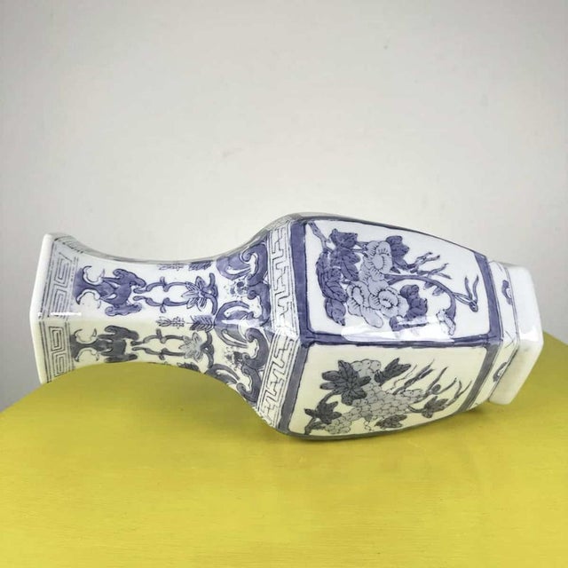 Ceramic Chinese White Ceramic Vase For Sale - Image 7 of 8