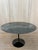 Aqua Round Tulip Table with Green Alpine Marble Top by Eero Saarinen for Knoll Inc. / Knoll International, 1980s For Sale - Image 8 of 12