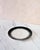 Set of 8 Minimalist "Variation 5 Dé" Dinner Plates by Ann Demeulemeester for Serax, in White Glazed Porcelain With Organic Black Border For Sale - Image 4 of 10