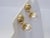 1970s Givenchy signature gold-plated glass pearl carved drop earrings with comfort clip backs. Signed ; "Givenchy, Paris,...