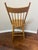 Victorian Circa 1900 Antique Oak Pressed-Back Youth Chair With Cane Seat For Sale - Image 3 of 12