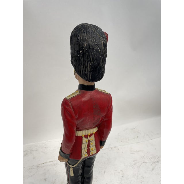 English Royal Guards Ceramic Bottle, 1970s For Sale - Image 11 of 15