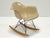 Mid-Century Modern 1960s Rocking Chair by Charles & Ray Eames for Herman Miller – Parchment Fiberglass For Sale - Image 3 of 15