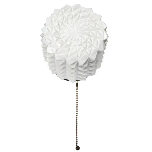 Mid-Century Bakelite and White Opaline Glass Sconce, 1950s For Sale - Image 6 of 7