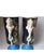 Beautiful Large 16 Inch Pair Antique French Porcelain Urns or Vases Eclectic Victoria Aesthetic Movement Naturalism Maidenhead Handles For Sale - Image 9 of 11