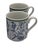 Blue Late 20th Century Villeroy & Boch Switch 3 Cordoba Mugs- Set of 4 For Sale - Image 8 of 9