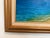 Tropical Beach Oil Painting Signed M Gordon, Palm Tree Seascape, Caribbean Coast For Sale - Image 10 of 13