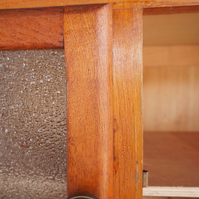Oak and Steel Cabinet For Sale - Image 10 of 18