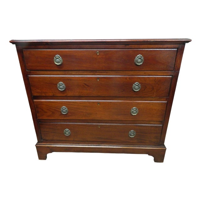 Small Edwardian Mahogany Chest of Drawers, 1890s For Sale