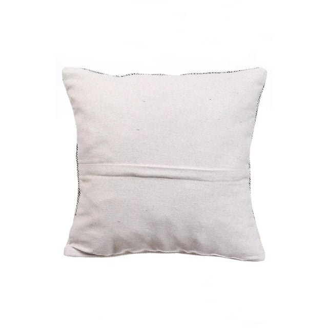 Mid-Century Modern Decorative Gray Kilim Pillow Cover For Sale - Image 3 of 4