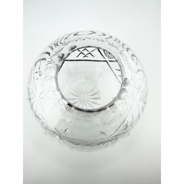 Late 20th Century Vintage Cut Crystal Bowl For Sale - Image 5 of 6
