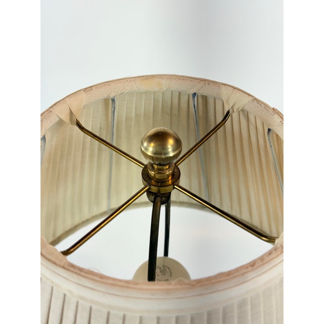 Vintage Frederick Cooper Hand Painted Floral Chinoiserie Lamp, With: Original F. C. Shade. For Sale - Image 10 of 12