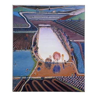 Wayne Thiebaud (1920-2021) Expressionist Landscape Giclée Print, Framed/Pop Art For Sale