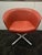 Red Coalesse Bob Swivel Guest Chair in Red Leather For Sale - Image 8 of 8