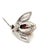 Sabbadini Diamond & Ruby 18k Gold Bee Pin Brooch For Sale - Image 9 of 10
