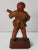 1950s 1954 Italian Anri Folk Art Guitar Player Wood Carving For Sale - Image 5 of 9