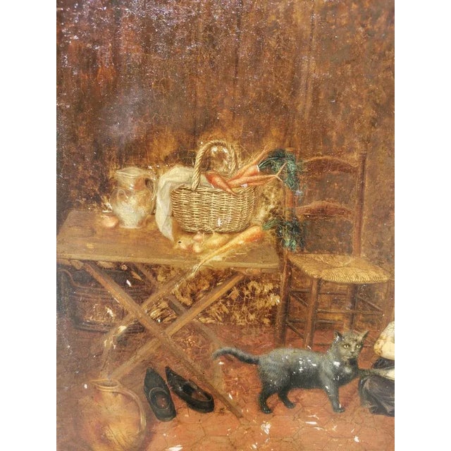 European School Artist, Figurative Scene, Oil on Panel, 18th Century For Sale - Image 4 of 11