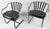 Mid 20th Century Wrought Iron Arm Chairs in the Style of Russell Woodard - Set of 2 For Sale - Image 14 of 14
