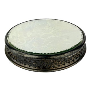 Antique Pairpoint Mirrored Plateau 8” For Sale