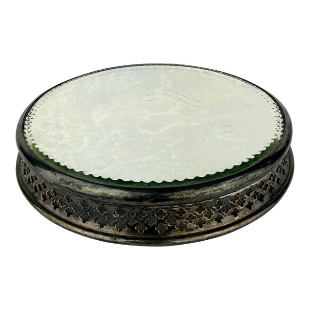 Antique Pairpoint Mirrored Plateau 8” For Sale