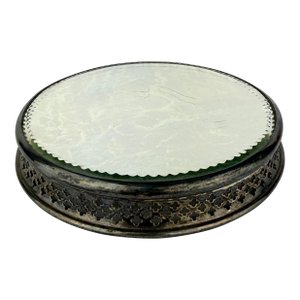 Antique Pairpoint Mirrored Plateau 8”