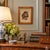A vintage needlepoint portrait of a beautifully groomed poodle, worked in a sophisticated palette of chocolate brown,...