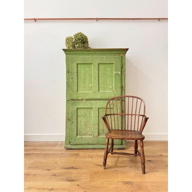 Green Georgian Green Larder Cupboard For Sale - Image 8 of 8